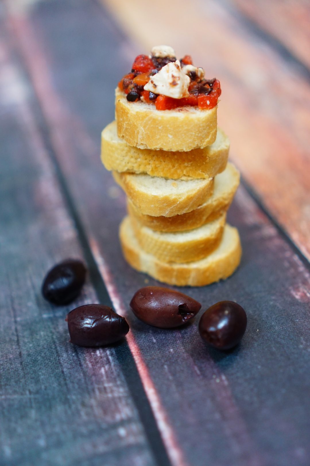 Roasted Red Pepper and Feta Kalamata Olive Tapenade