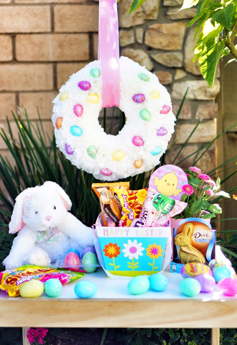 DIY Coffee Filter Easter Wreath The February Fox